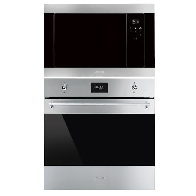 Ugn- och Mikropaket Smeg SF6301TVX + FMI320X2