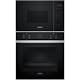 Ugn- och Mikropaket Siemens iQ300 HB234ABS3F + BF523LMB1 Rostfri med 3D hotAir Plus och ecoClean