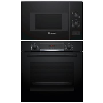 Ugn och Mikro BOSCH HQA534BB3 + BFL520MB0 Svart