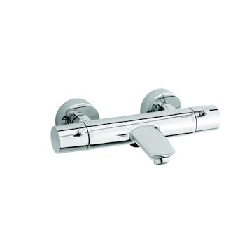 Badkarsblandare Damixa Thermixa 100 Termostat Krom 160 cc