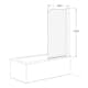 Badkarsvägg Contura Shower Space SPXK