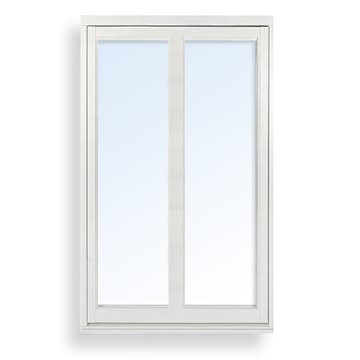 Bågpost Till 3-glas Vitmålat