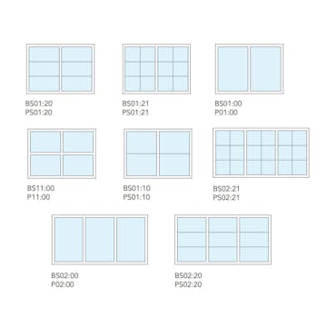 Bågpost Sunnerbo Fönster 63 mm Vit Aluminium