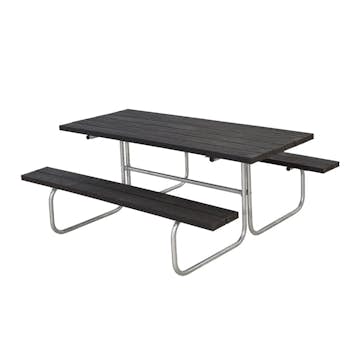 Picknickbord PLUS Classic Svart Plast