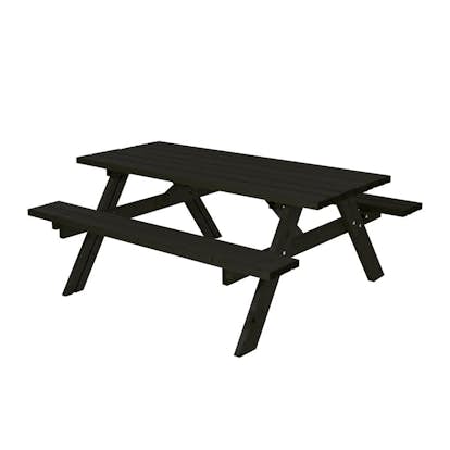 Picknickbord PLUS Svart Utomhus