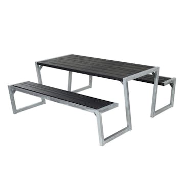 Picknickbord PLUS Zigma Svart Utomhus