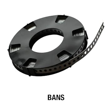 Patentband Simpson strong Tie BANS Ro stfri A2 0,7x12x3000