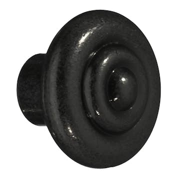 Knopp Beslagsboden BB080 Svart
