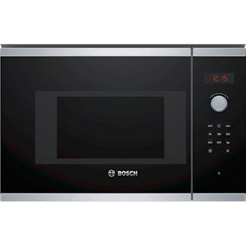 Mikrovågsugn Bosch Serie 4 BFL523MS0 Inbyggnadsmikro Rostfritt Stål 800W