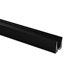 Profil Hide-a-lite Maxi U Svart 2 m