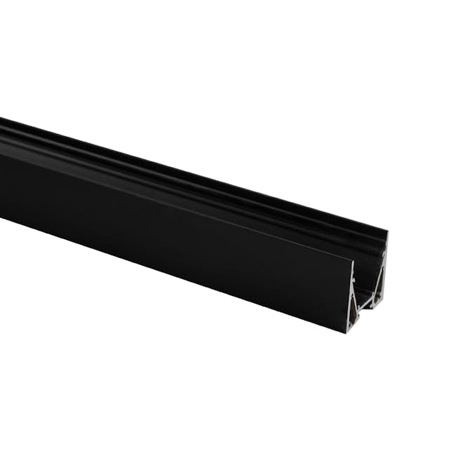 Profil Hide-a-lite Maxi U Svart 2 m