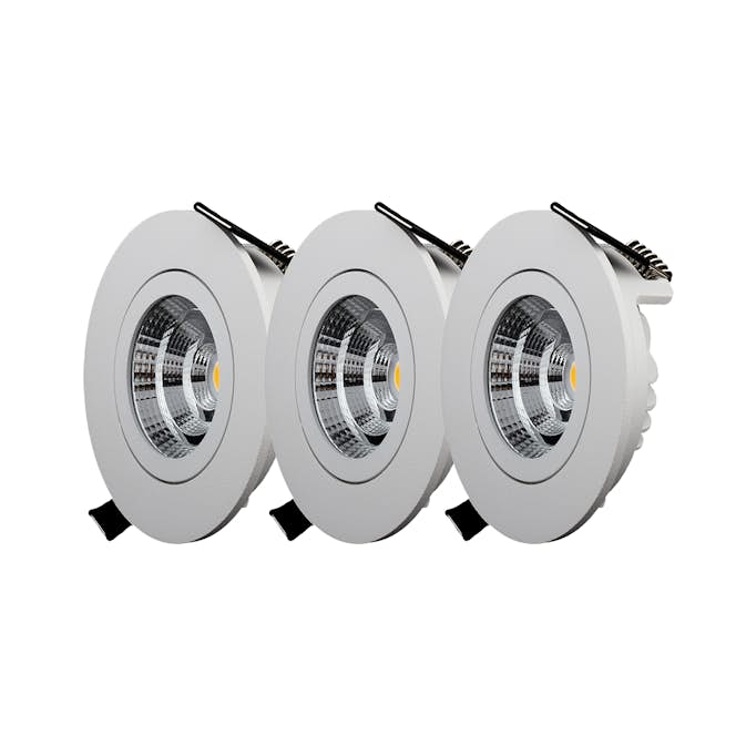 Downlight Designlight QB-30MW Tilt 3-pack