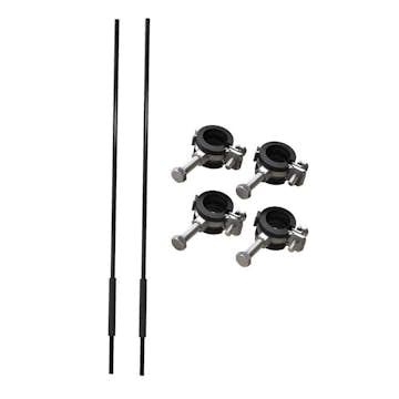 Skåpstativ LK Systems L2 Två Stolpar 4 Rörkl 2 St 300Mm Tomrör