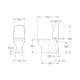 Toalettstol Gustavsberg Public 6600 C+ Hygienic Flush