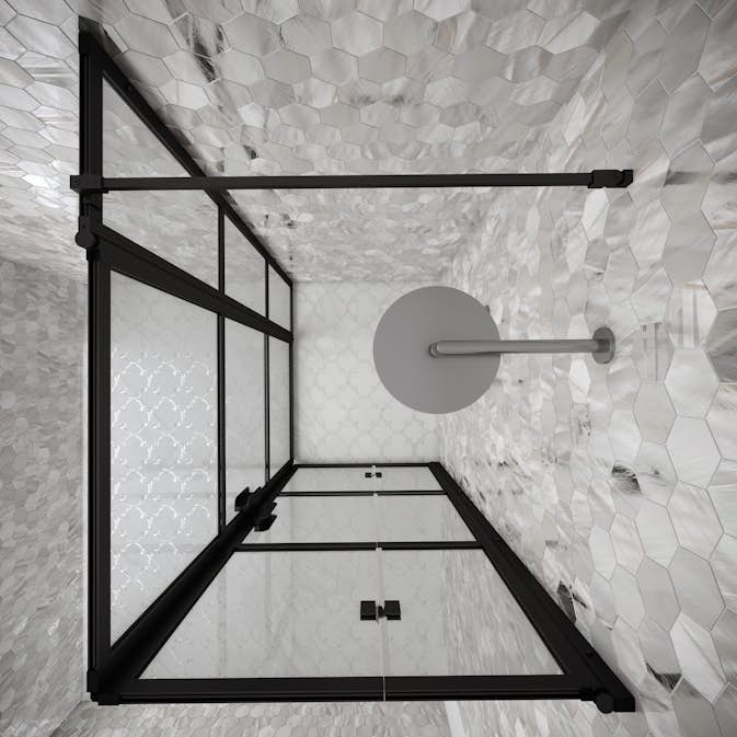 Sidostag Hietakari till Fast Duschvägg Bläk