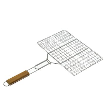 Grilltillbehör Bluegaz Grillhalster i Kromat Stål & Bambuträ