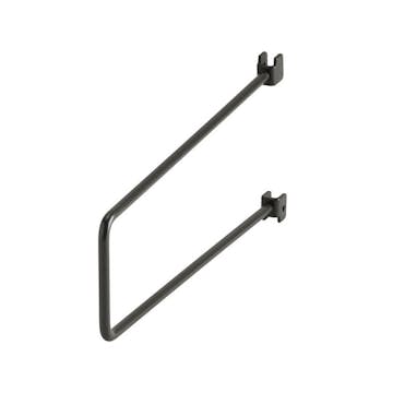 Bokstöd till Sparringskena/Väggskena Elfa