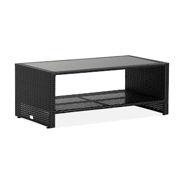 Utebord Comfort Garden Bahamas med Hylla Svart