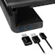 Monitorställ LogiLink 63 cm med USB-hub 3-port