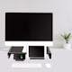 Monitorställ LogiLink 63 cm med USB-hub 3-port