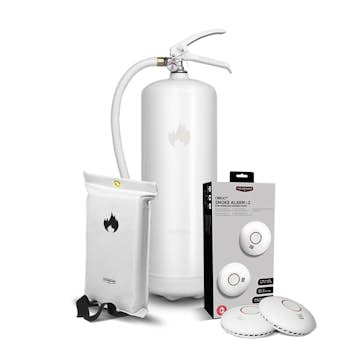 Brandskydd Housegard Lägenhetspaket White Design