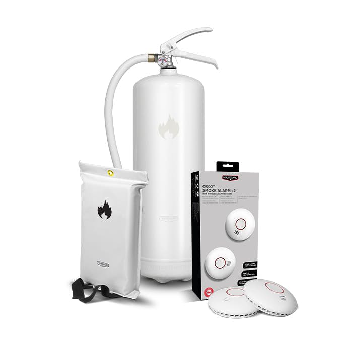 Brandskydd Housegard Lägenhetspaket White Design