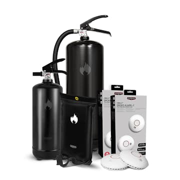 Brandskydd Housegard Lilla Villapaketet Black Design