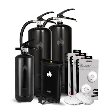 Brandskydd Housegard Stora Villapaketet Black Design