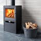 Braskamin Aduro 14 Fristående Svart Plåt 9kW