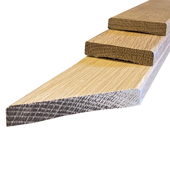 Foderset Grimslöv Trä & List 12x56 mm Lackad Ek