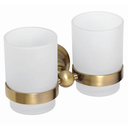 Tandborstglas Duschbyggarna Classic Dubbel