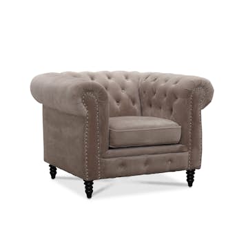 Fåtölj Hagagruppen Cambridge Sammet