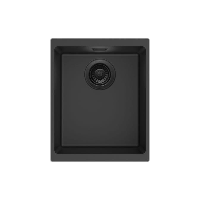 Diskho Stala Essent CEG-E34B Komposit Svart Enkel med Korgventil