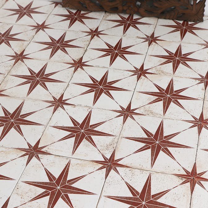 Klinker Tenfors Orion Granate 22,5x22,5 cm