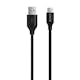 USB-A Champion till USB-C Kabel 2m Svart