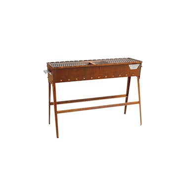 Kolgrill GrillSymbol Naked Chef XL i Cortenstål med Ventilationsgaller