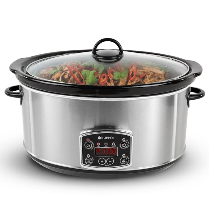 Slowcooker Champion 4,5L 280W SC110 Rostfri