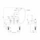 Badkarsblandare Burlington CL15 Claremont