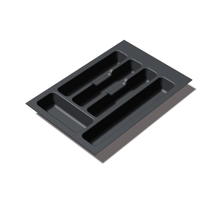 Lådinsats Beslag Design Besticklåda Classic 500 Mörkgrå