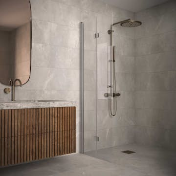 Duschdörr Hietakari Classic 103 Vikbar