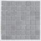 Mosaik Tenfors Vasa Kvadrat Grå 4x4 cm