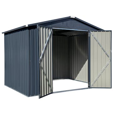 Förråd gop Cover-It 4,5 m² Mörkgrå Redskapsbod