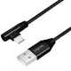Vinklad USB-C-kabel LogiLink USB 2.0 Max 15W 0,3 m