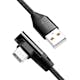 Vinklad USB-C-kabel LogiLink USB 2.0 Max 3A 1 m