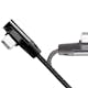 Vinklad USB-C-kabel LogiLink USB 2.0 Max 3A 1 m