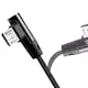 Vinklad MicroUSB-kabel LogiLink USB 2.0 15W 1 m