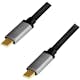 USB-C-kabel LogiLink USB 2.0 PD 3.0 100W 480 Mbps Alu 1,5 m