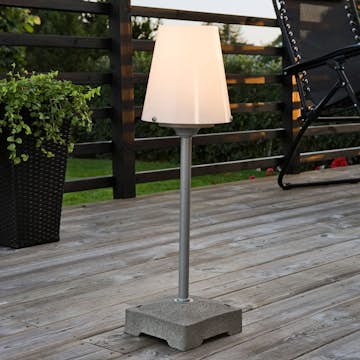 Dekorationsbelysning Gnosjö Konstsmide Lucca Lounge Låg E27 Grå