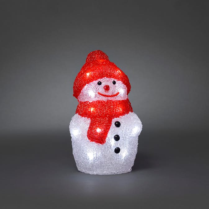 Juldekoration Gnosjö Konstsmide Snögubbe