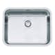 Infälld Diskho DecoSteel IB 5040L Rostfri Enkel med Korgventil & Vattenlås